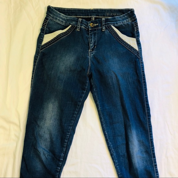 Blank NYC Cropped Denim Size 28 - Picture 3 of 6